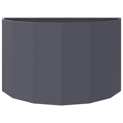 vidaXL Planter Anthracite 90 x 45 x 50 cm Steel