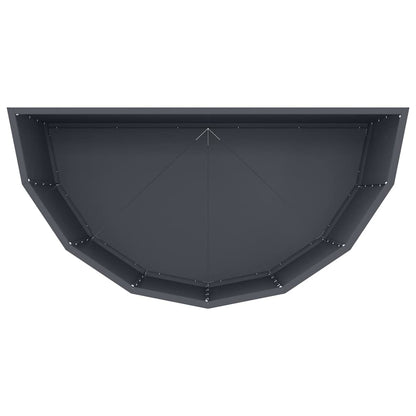 vidaXL Planter Anthracite 90 x 45 x 50 cm Steel