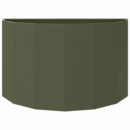 vidaXL Planter Olive Green 90 x 45 x 50 cm Steel