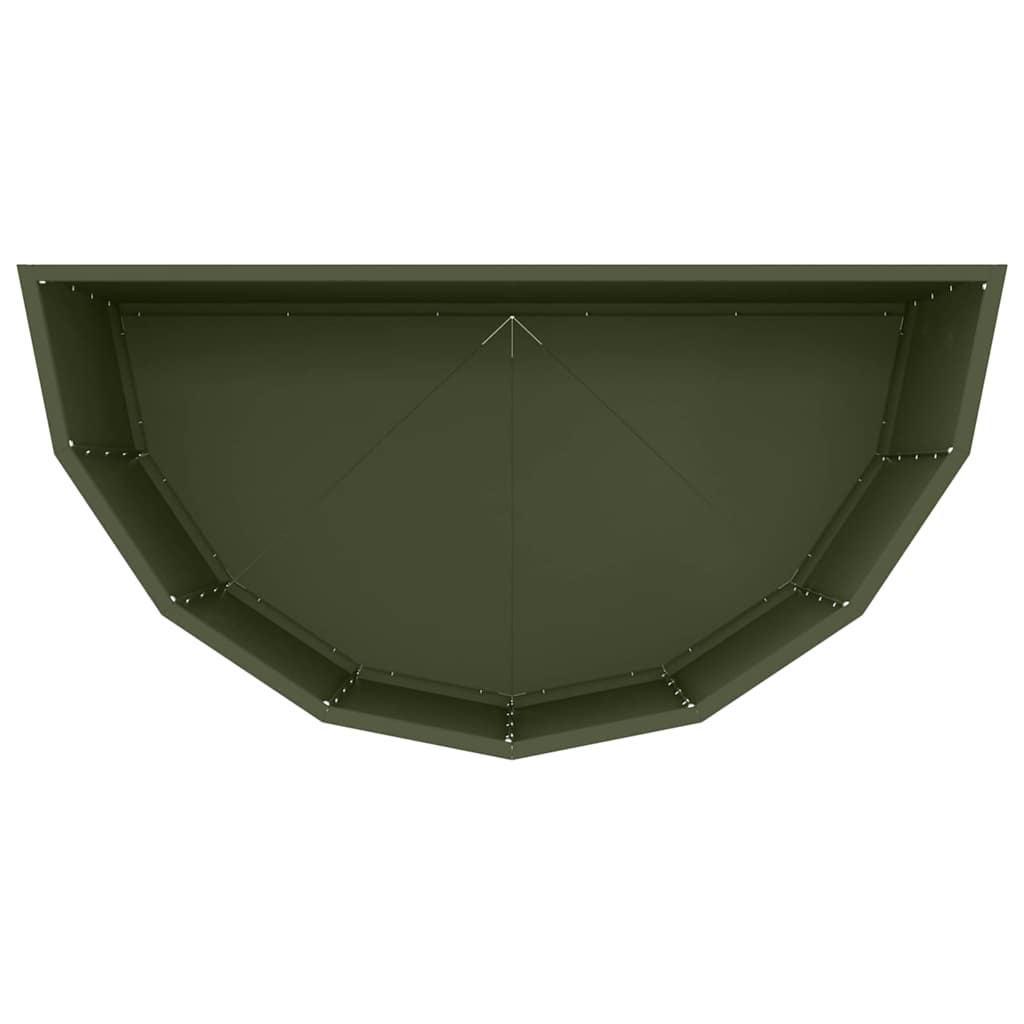 vidaXL Planter Olive Green 90 x 45 x 50 cm Steel