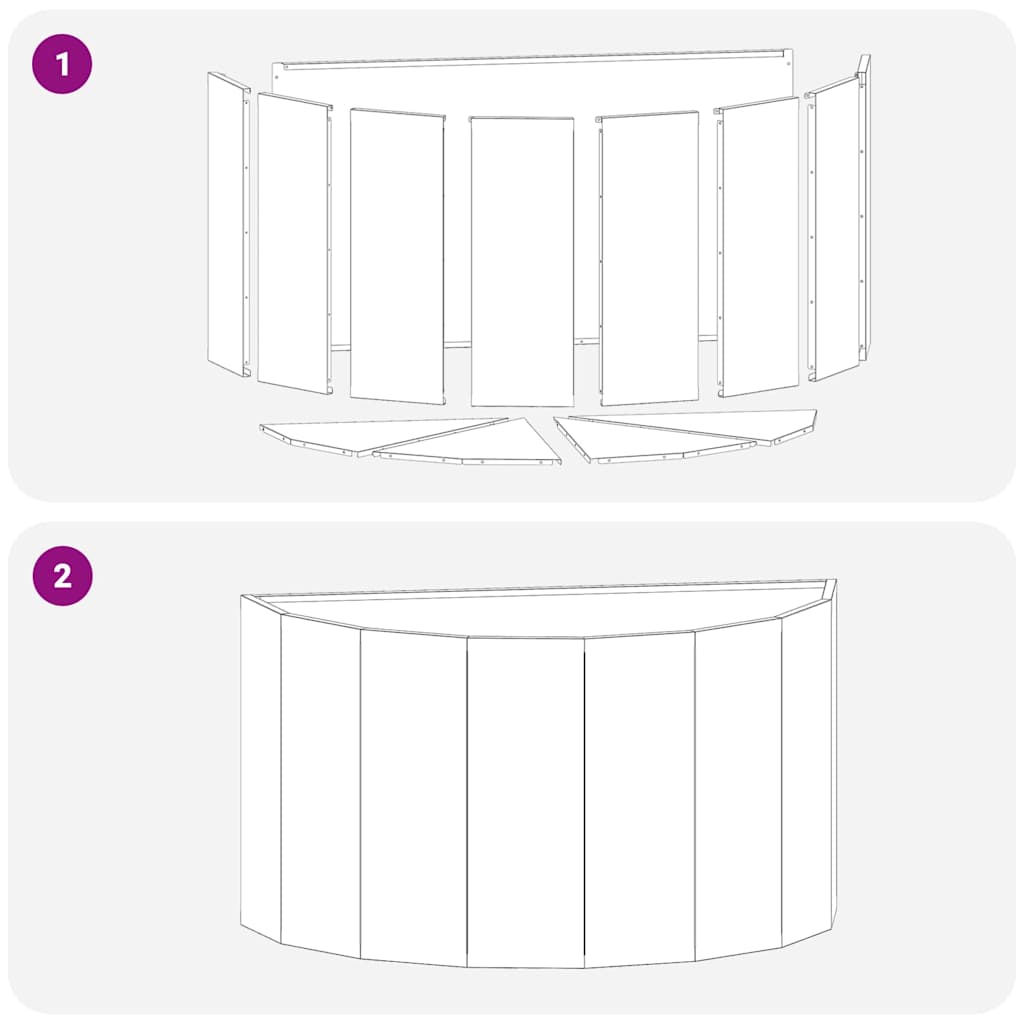 vidaXL Planter Silver 90 x 45 x 50 cm Galvanised Steel