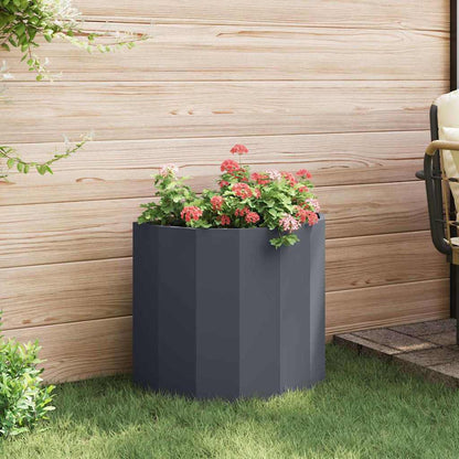 vidaXL Planter Anthracite 60 x 30 x 50 cm Steel