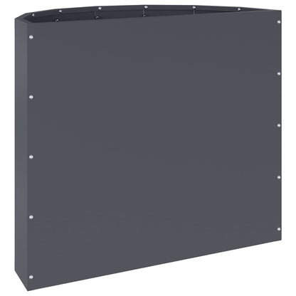 vidaXL Planter Anthracite 60 x 30 x 50 cm Steel