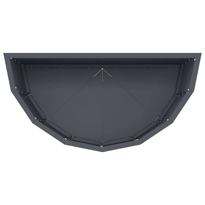 vidaXL Planter Anthracite 60 x 30 x 50 cm Steel