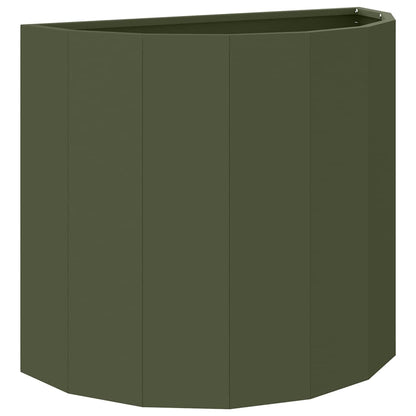vidaXL Planter Olive Green 60 x 30 x 50 cm Steel