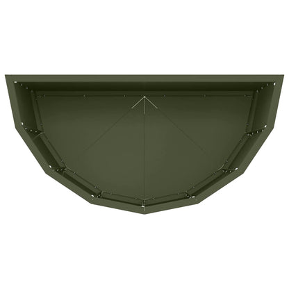 vidaXL Planter Olive Green 60 x 30 x 50 cm Steel