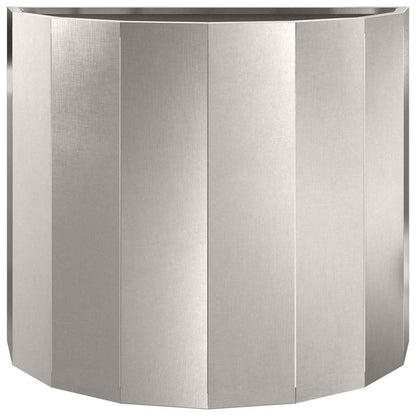 vidaXL Planter Silver 60 x 30 x 50 cm Stainless Steel