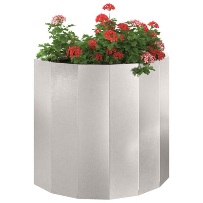vidaXL Planter Silver 60 x 30 x 50 cm Stainless Steel