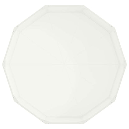 vidaXL Planter White 120 x 120 x 35 cm Steel