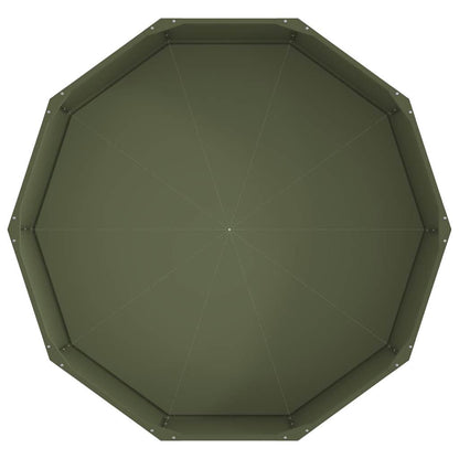 vidaXL Planter Olive Green 120 x 120 x 35 cm Steel
