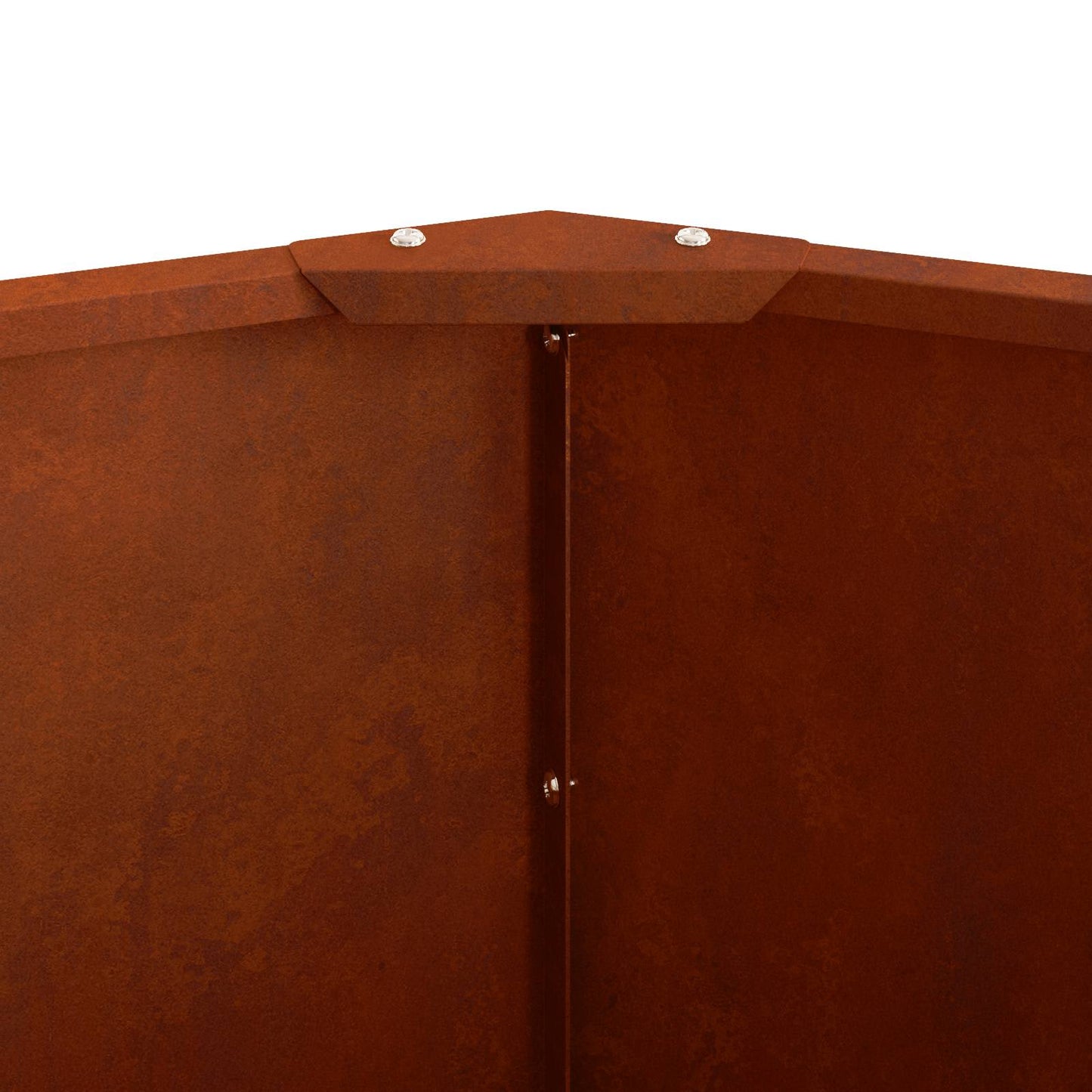 vidaXL Planter Rusty 120 x 120 x 35 cm Weathering Steel
