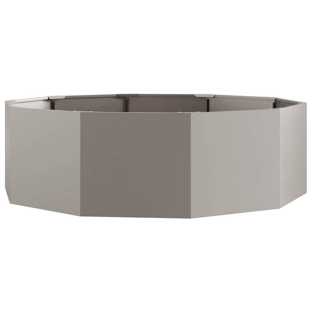 vidaXL Planter Rusty 120 x 120 x 35 cm Weathering Steel