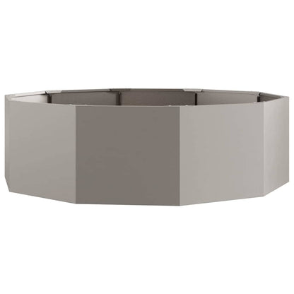 vidaXL Planter Rusty 120 x 120 x 35 cm Weathering Steel