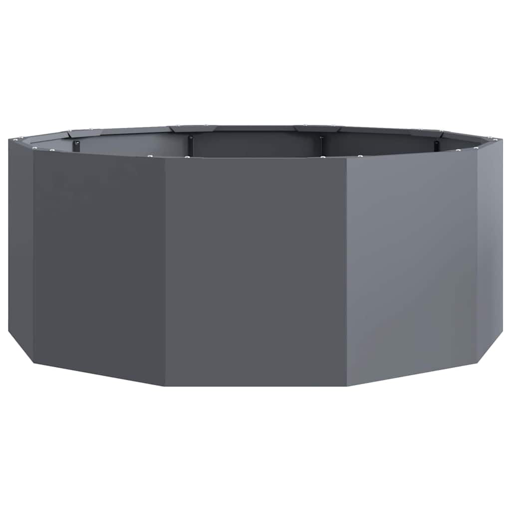 vidaXL Planter Anthracite 90 x 90 x 35 cm Steel