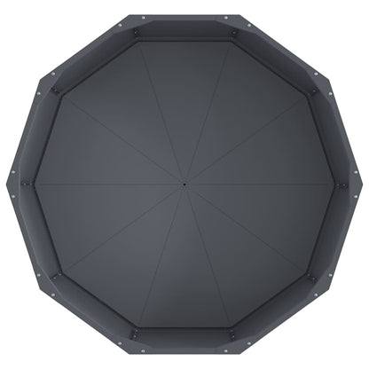 vidaXL Planter Anthracite 90 x 90 x 35 cm Steel