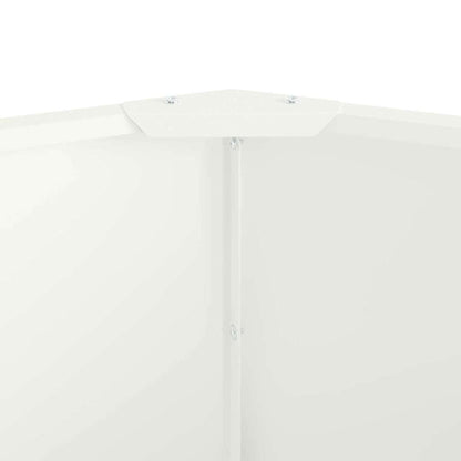 vidaXL Planter White 60 x 60 x 35 cm Steel