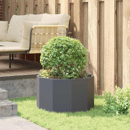 vidaXL Planter Anthracite 60 x 60 x 35 cm Steel