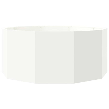 vidaXL Planter White 120 x 120 x 50 cm Steel
