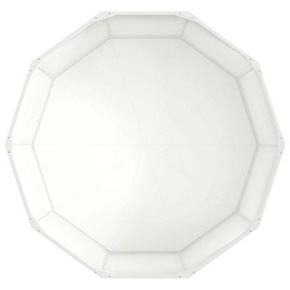 vidaXL Planter White 120 x 120 x 50 cm Steel