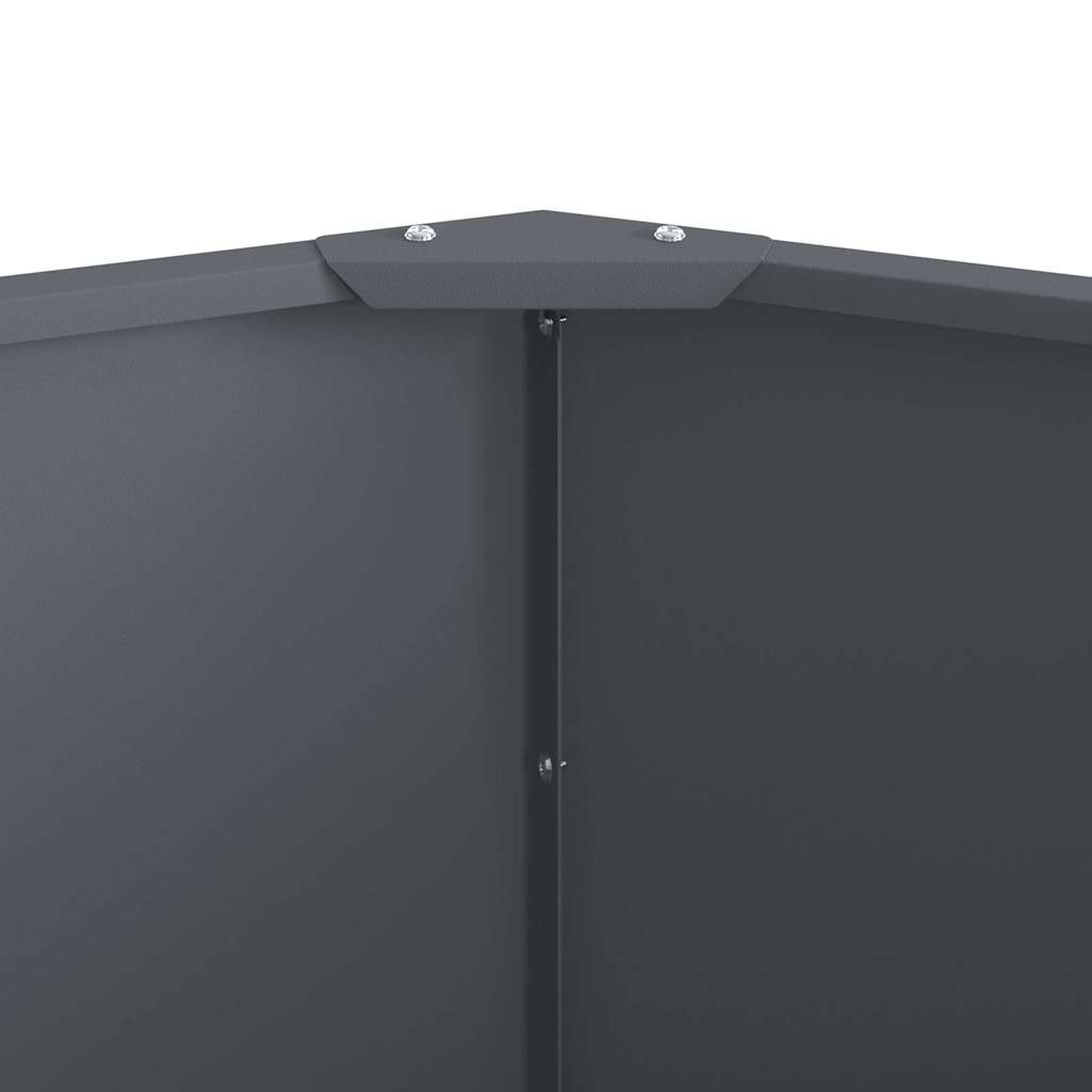 vidaXL Planter Anthracite 120 x 120 x 50 cm Steel