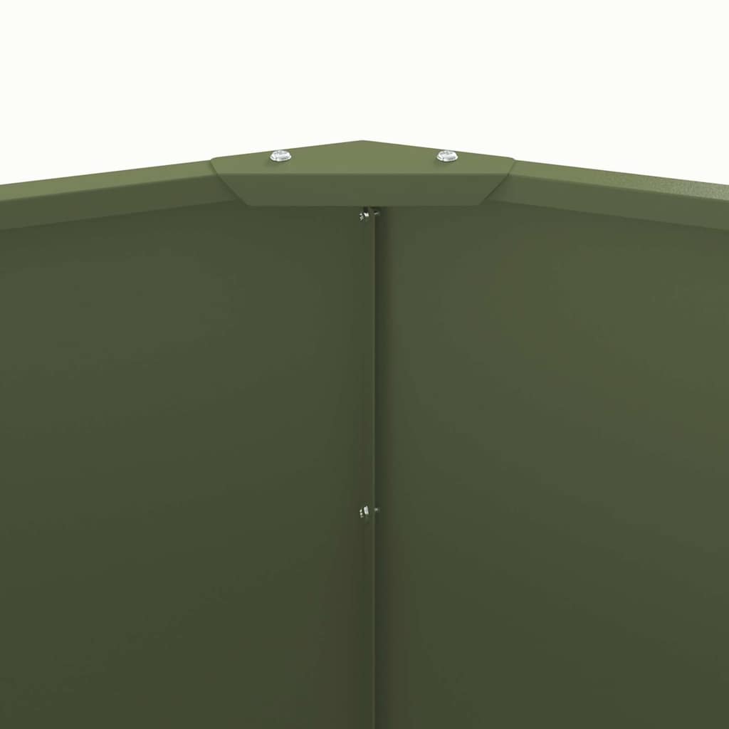 vidaXL Planter Olive Green 120 x 120 x 50 cm Steel