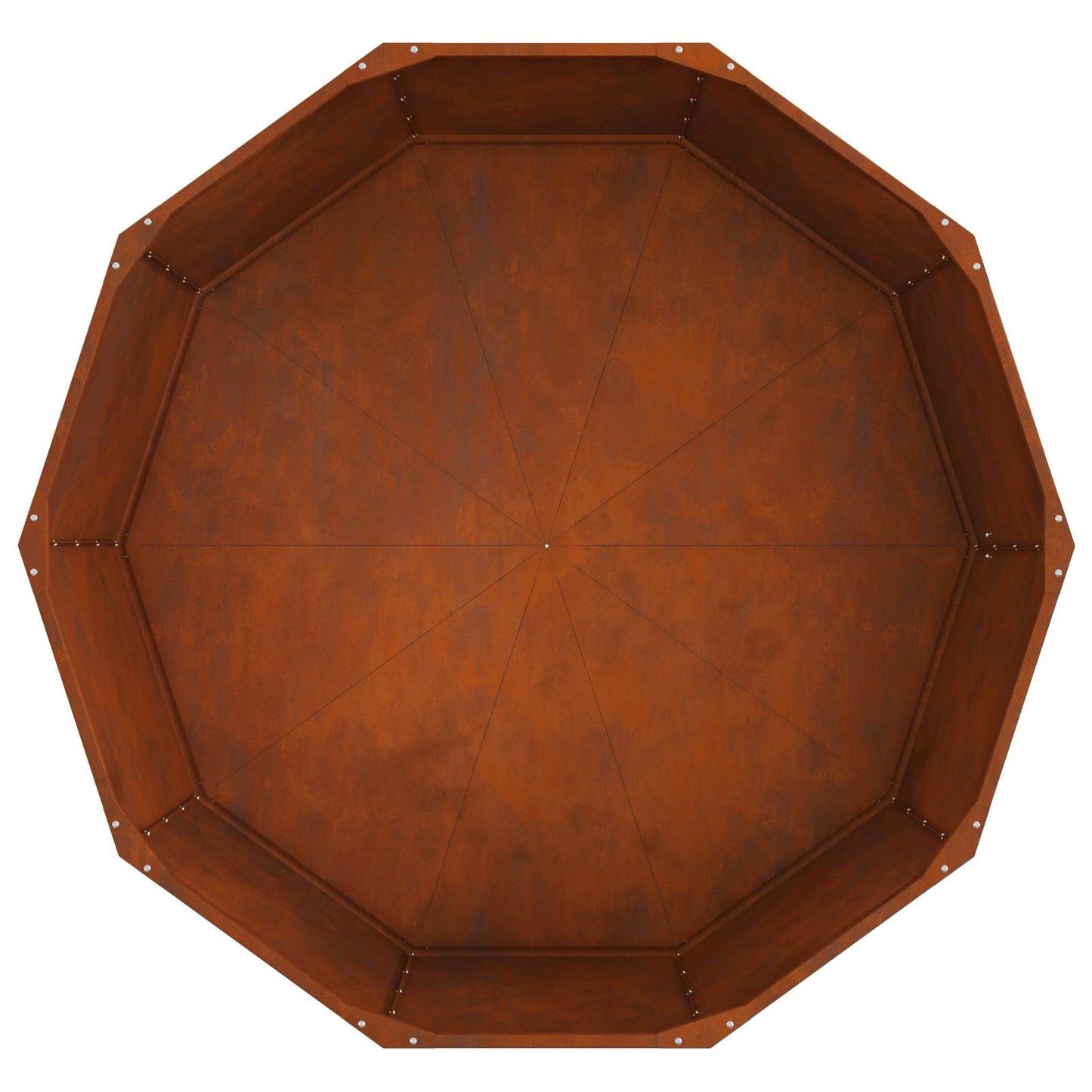 vidaXL Planter Rusty 120 x 120 x 50 cm Weathering Steel