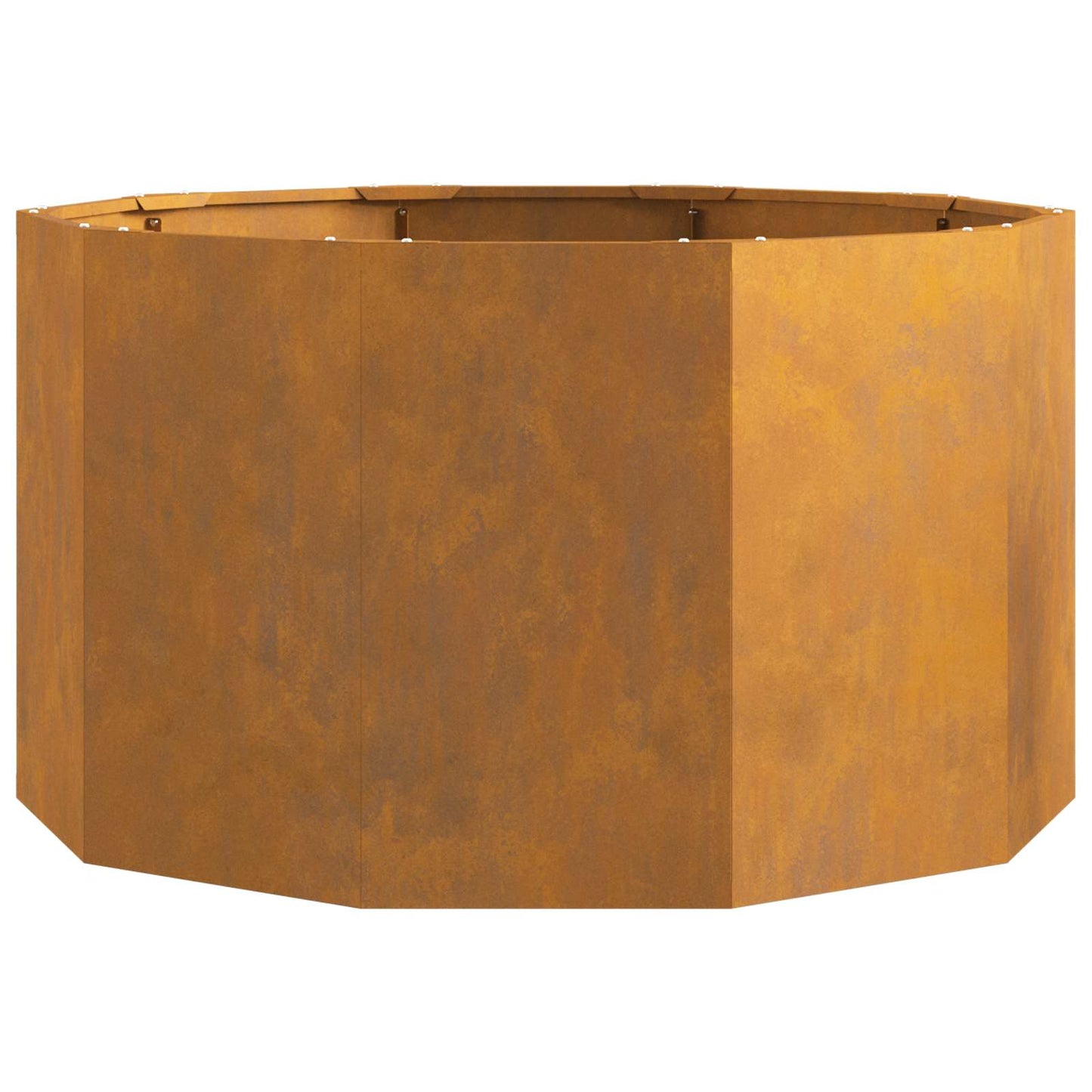 vidaXL Planter Rusty 90 x 90 x 50 cm Weathering Steel