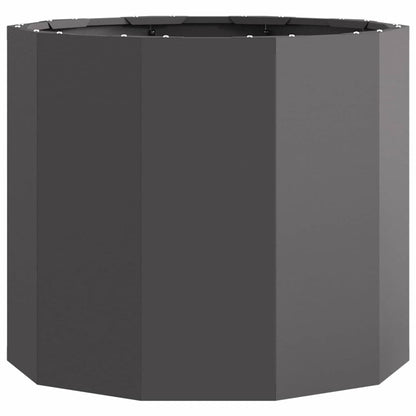 vidaXL Planter Black 60 x 60 x 50 cm Steel