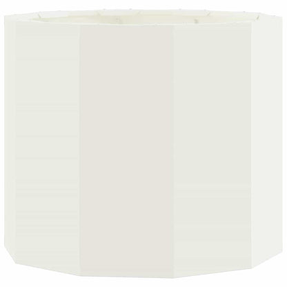 vidaXL Planter White 60 x 60 x 50 cm Steel