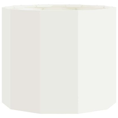 vidaXL Planter White 60 x 60 x 50 cm Steel