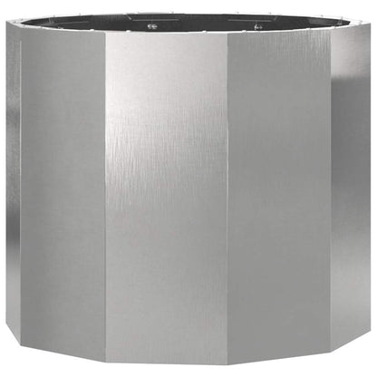 vidaXL Planter Silver 60 x 60 x 50 cm Stainless Steel