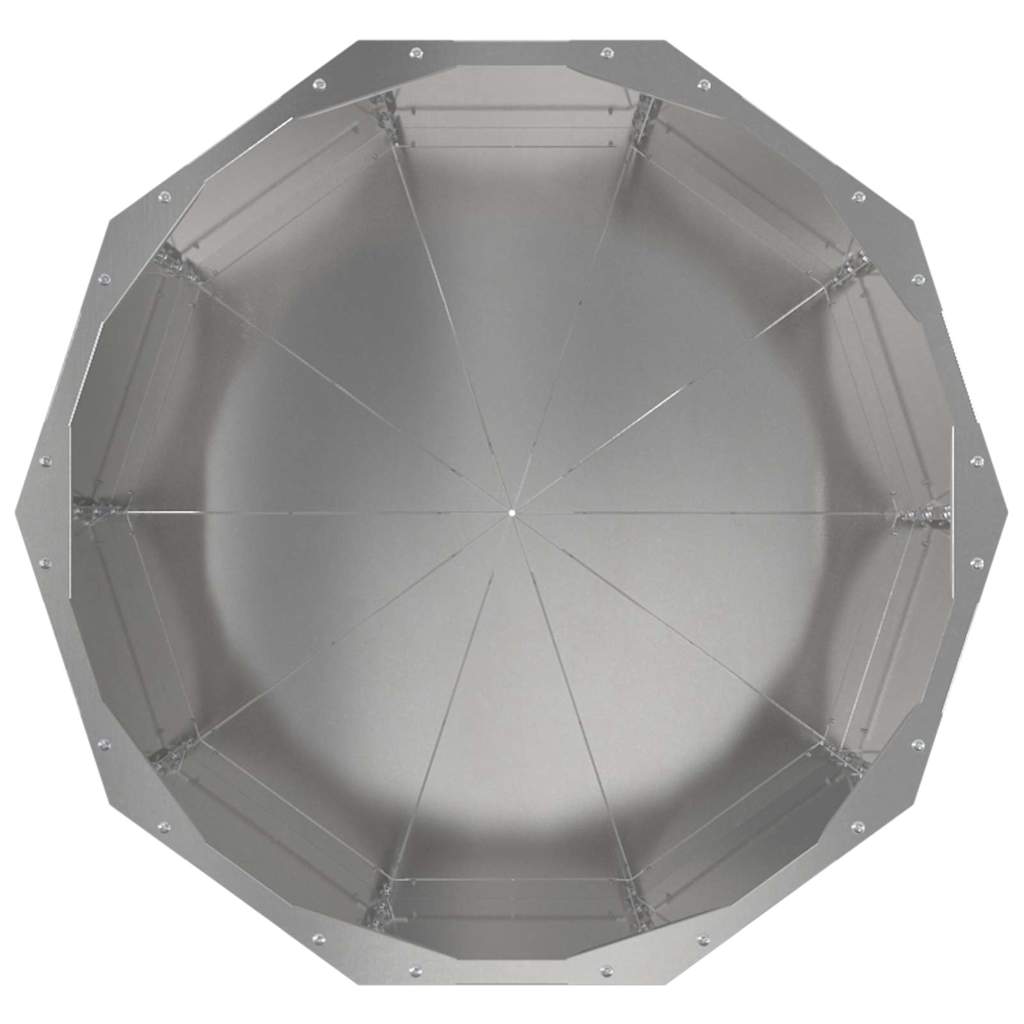 vidaXL Planter Silver 60 x 60 x 50 cm Stainless Steel