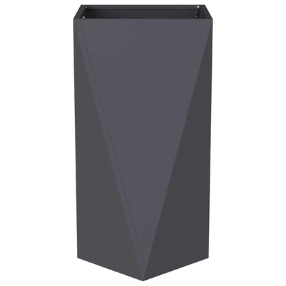 vidaXL Planter Anthracite 40 x 40 x 75 cm Steel