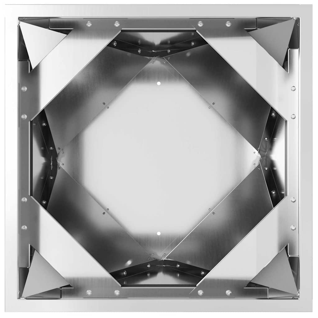 vidaXL Planter Silver 40 x 40 x 75 cm Galvanised Steel