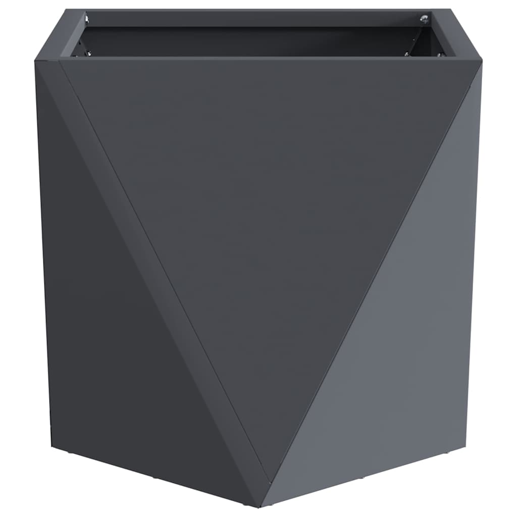 vidaXL Planter Anthracite 30 x 30 x 30 cm Steel