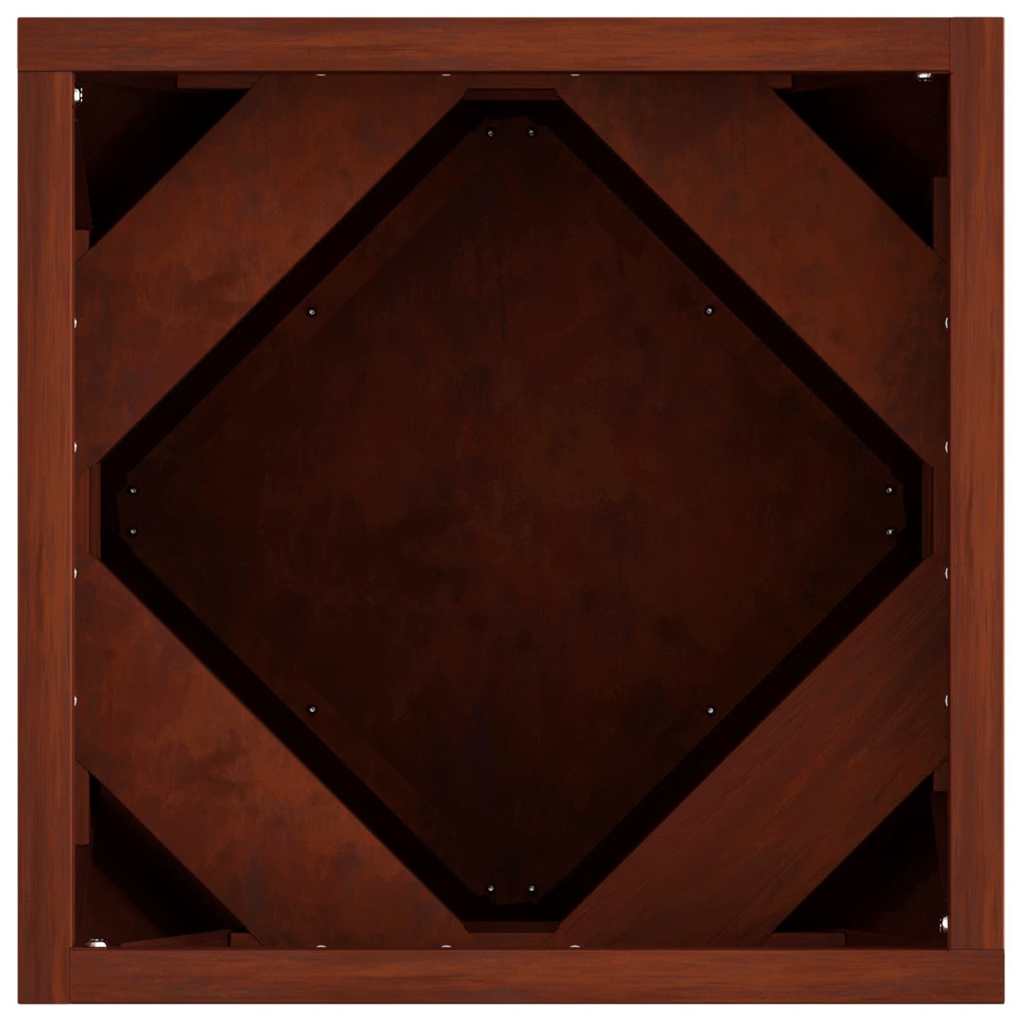 vidaXL Planter 2 pcs Rusty 30 x 30 x 30 cm Weathering Steel