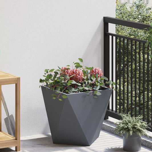 vidaXL Planter Anthracite 40 x 40 x 40 cm Steel