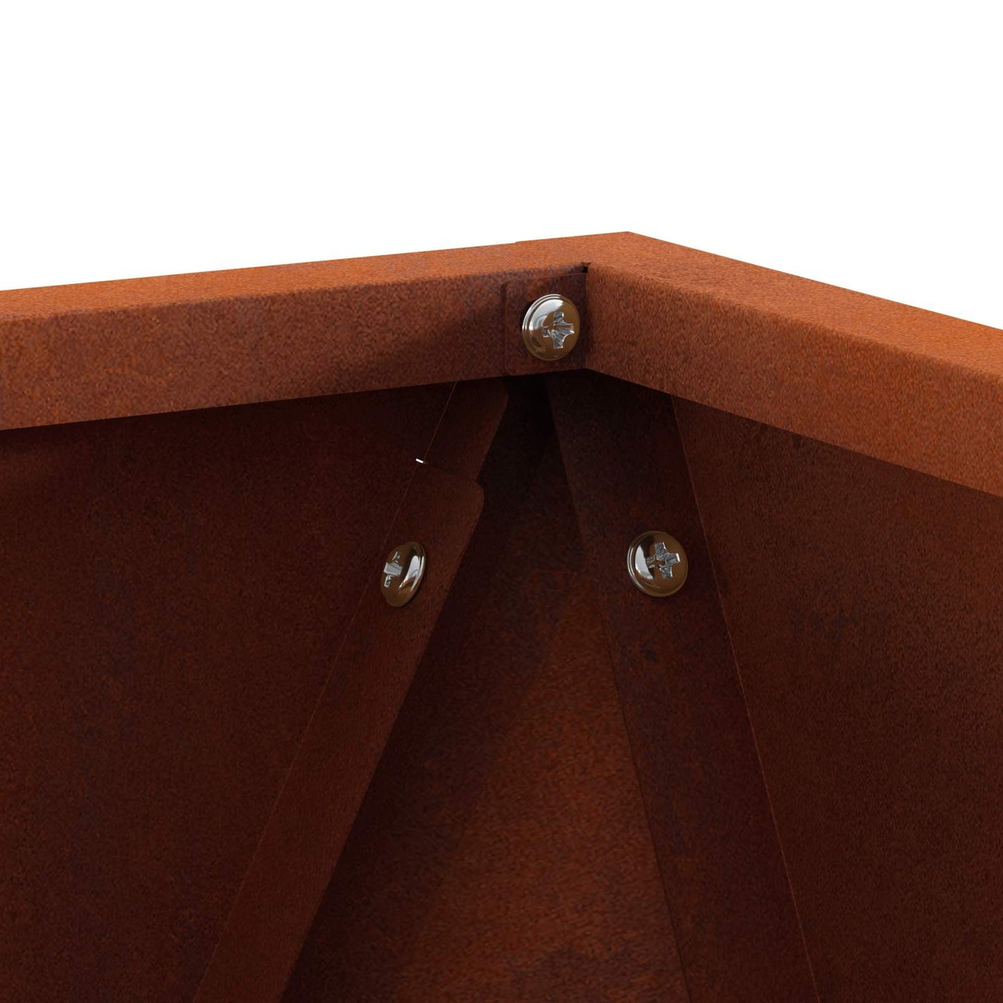 vidaXL Planter Rusty 40 x 40 x 40 cm Weathering Steel