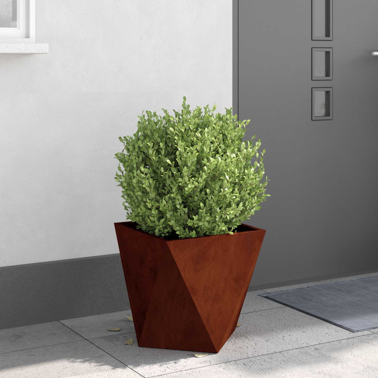 vidaXL Planter Rusty 40 x 40 x 40 cm Weathering Steel