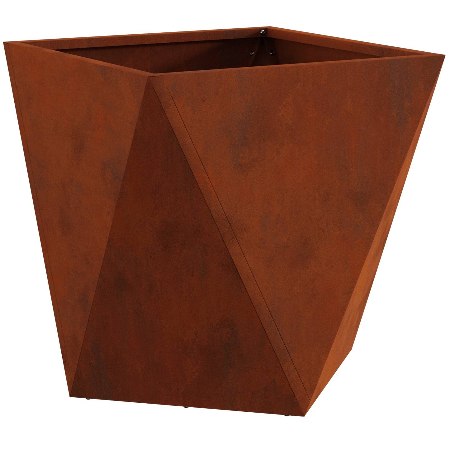 vidaXL Planter Rusty 40 x 40 x 40 cm Weathering Steel