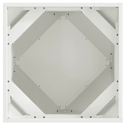 vidaXL Planter 2 pcs White 50 x 50 x 50 cm Steel
