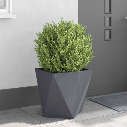 vidaXL Planter Anthracite 50 x 50 x 50 cm Steel