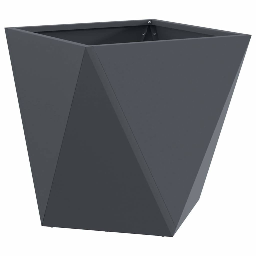 vidaXL Planter Anthracite 50 x 50 x 50 cm Steel