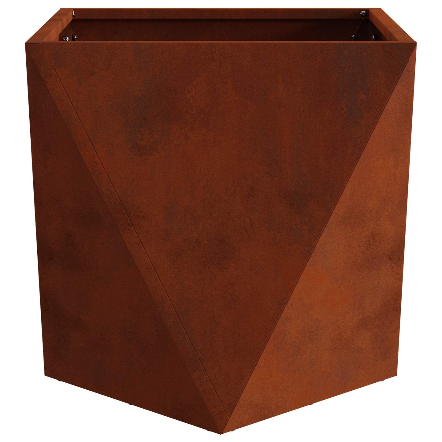 vidaXL Planter Rusty 50 x 50 x 50 cm Weathering Steel