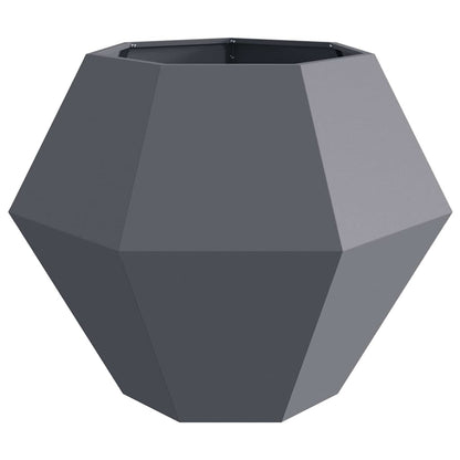 vidaXL Planter Anthracite 100 x 100 x 80 cm Steel