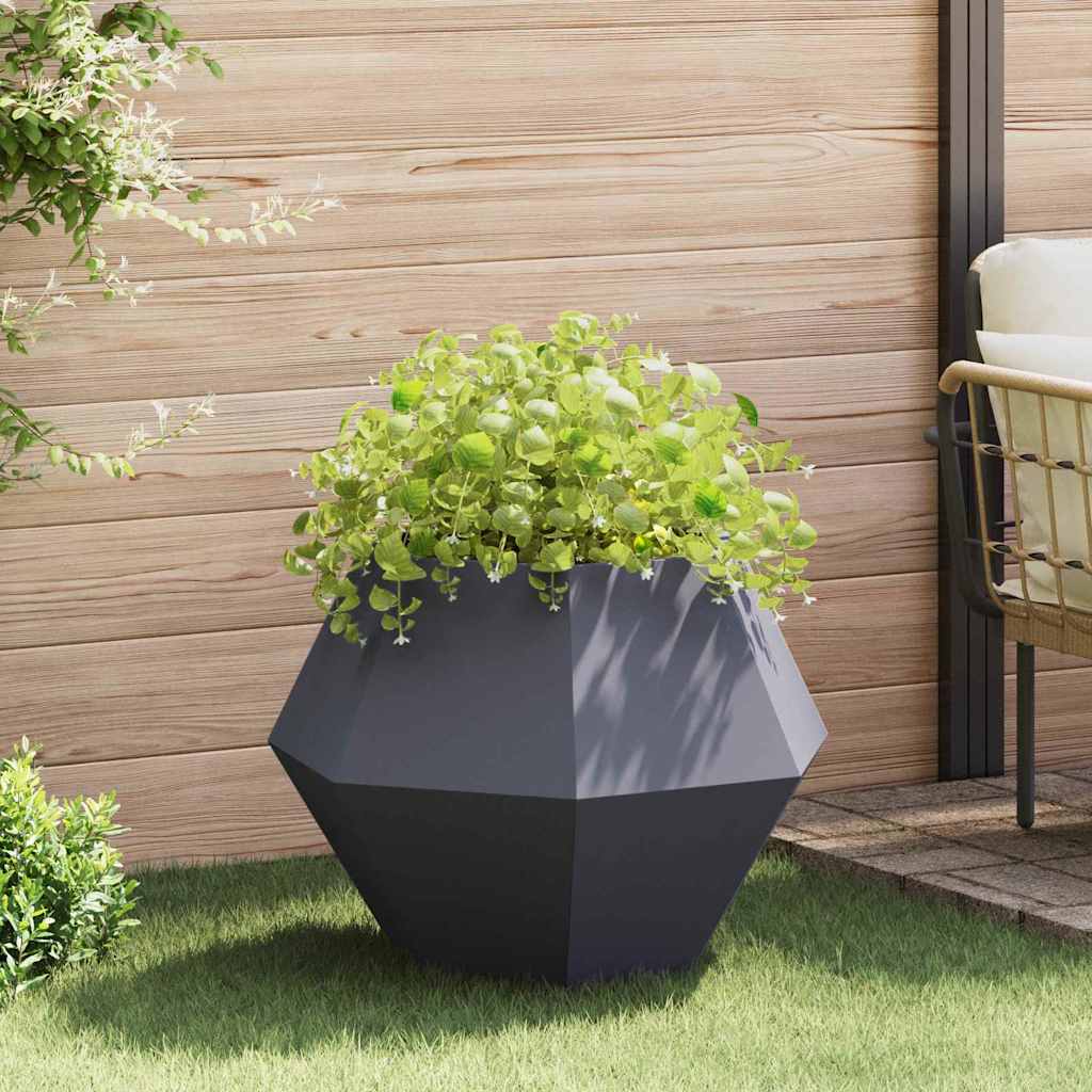 vidaXL Planter Anthracite 75 x 75 x 60 cm Steel