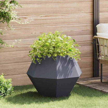 vidaXL Planter Anthracite 75 x 75 x 60 cm Steel