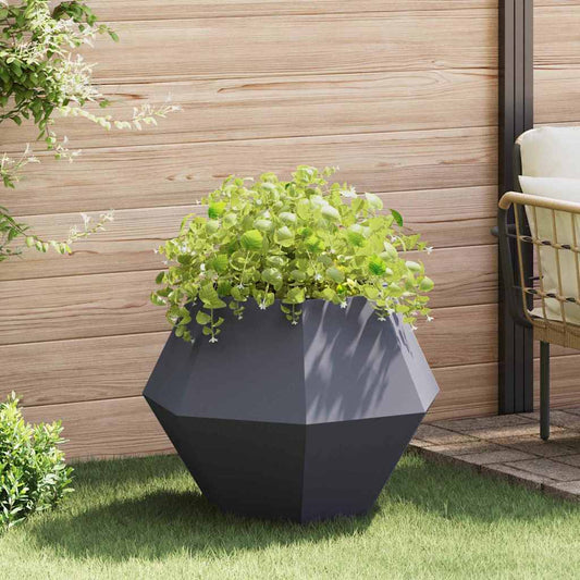 vidaXL Planter Anthracite 75 x 75 x 60 cm Steel