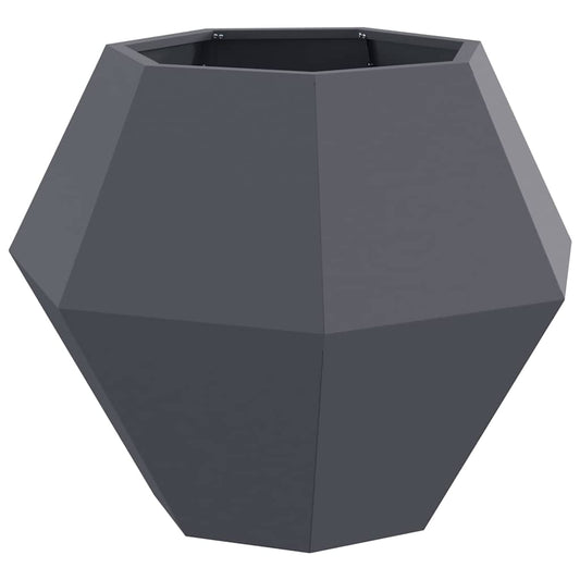 vidaXL Planter Anthracite 75 x 75 x 60 cm Steel