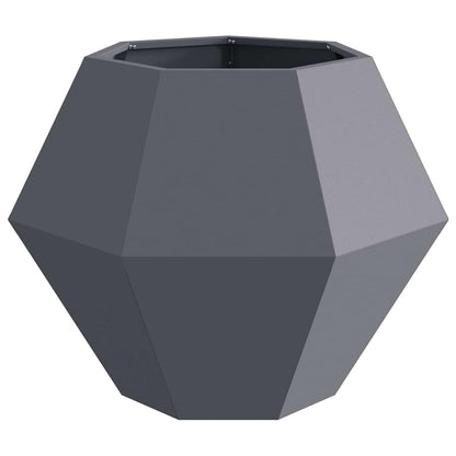 vidaXL Planter Anthracite 75 x 75 x 60 cm Steel